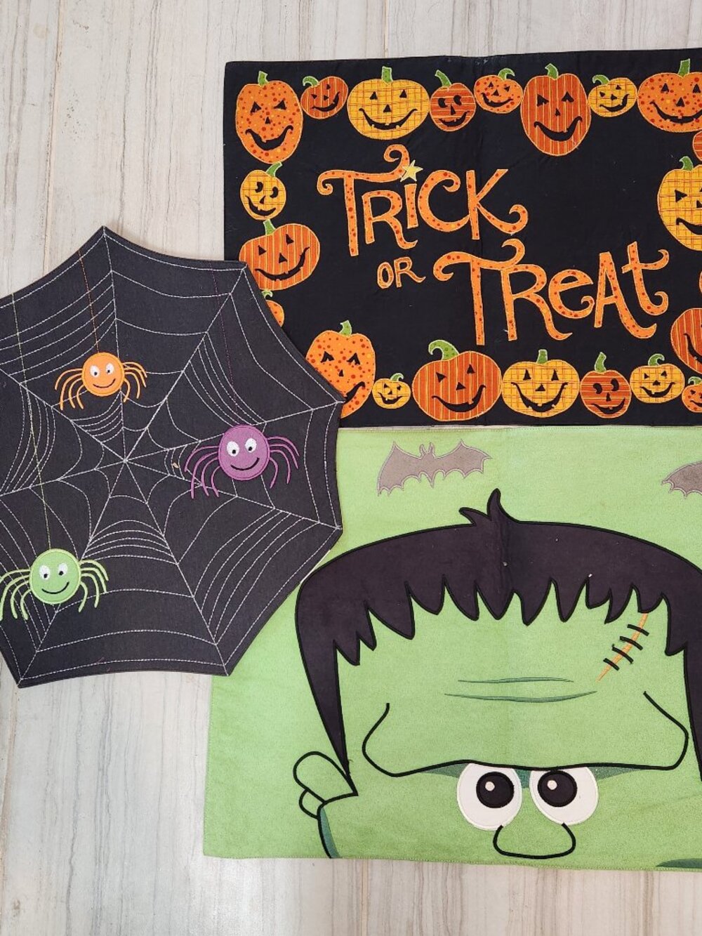 Halloween Placemats Decoration - Set of 3